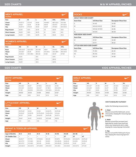 nike youth jersey size chart